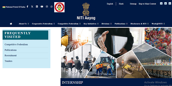 NITI Aayog Internship