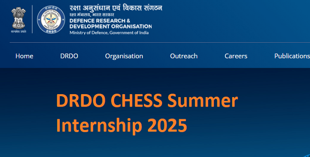 DRDO CHESS Summer Internship 2025